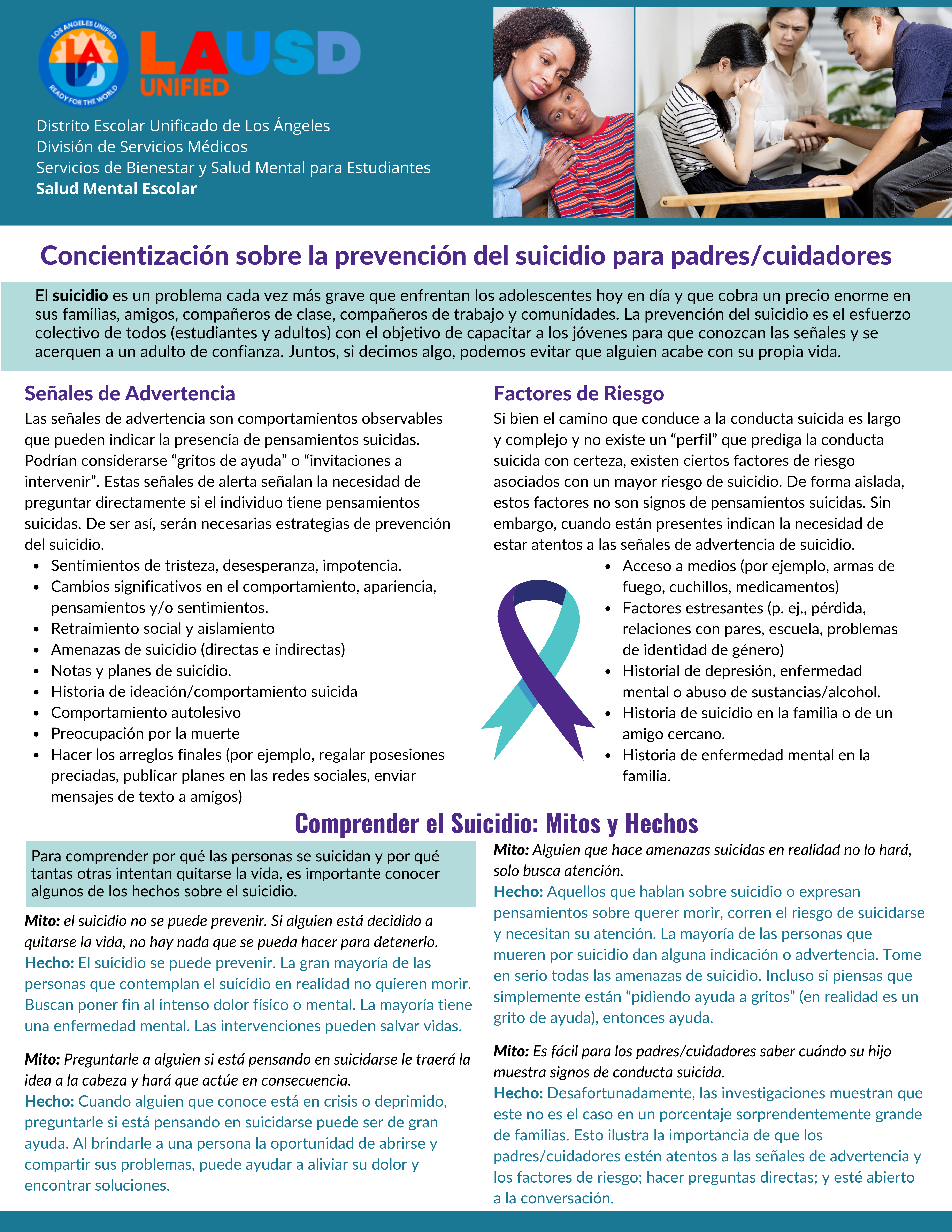 Spanish Suicide Prevention and Awareness